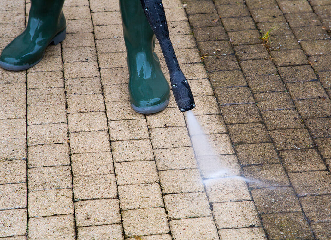 pressure washing